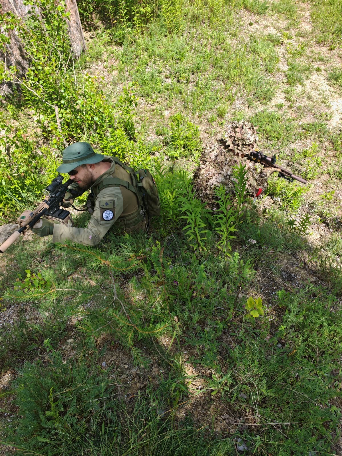 Kültéri airsoft játék a West Gate terepén