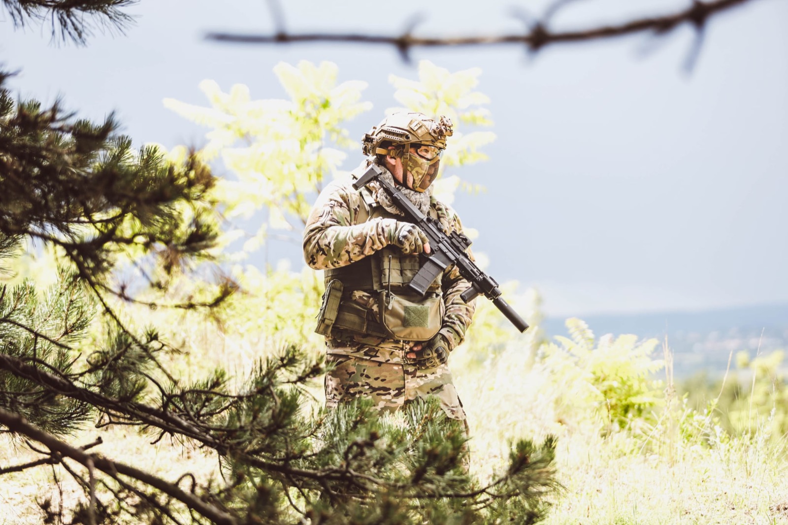 Kültéri airsoft játék a West Gate terepén