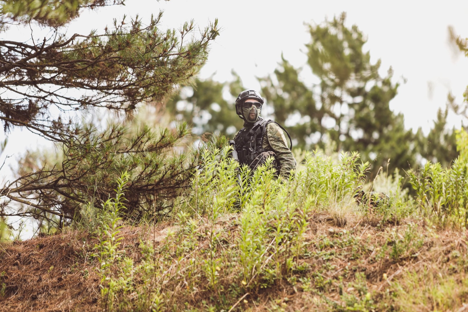 Kültéri airsoft játék a West Gate terepén