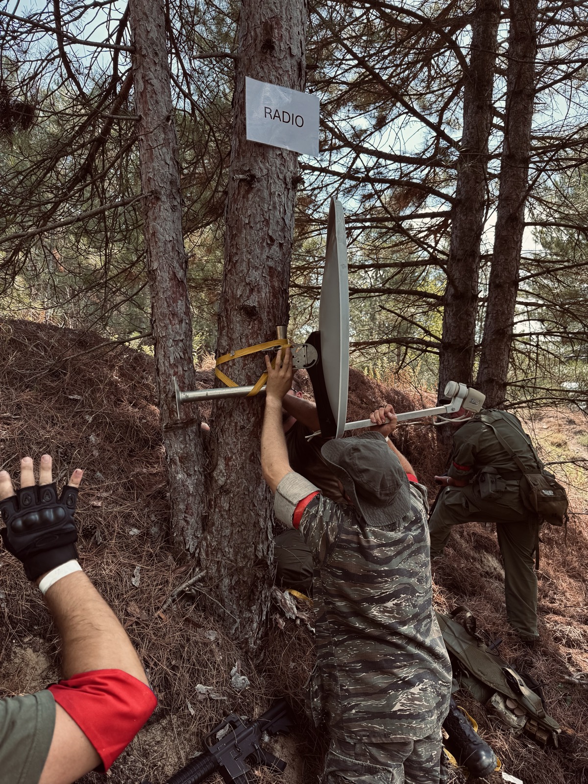 Kültéri airsoft játék a West Gate terepén