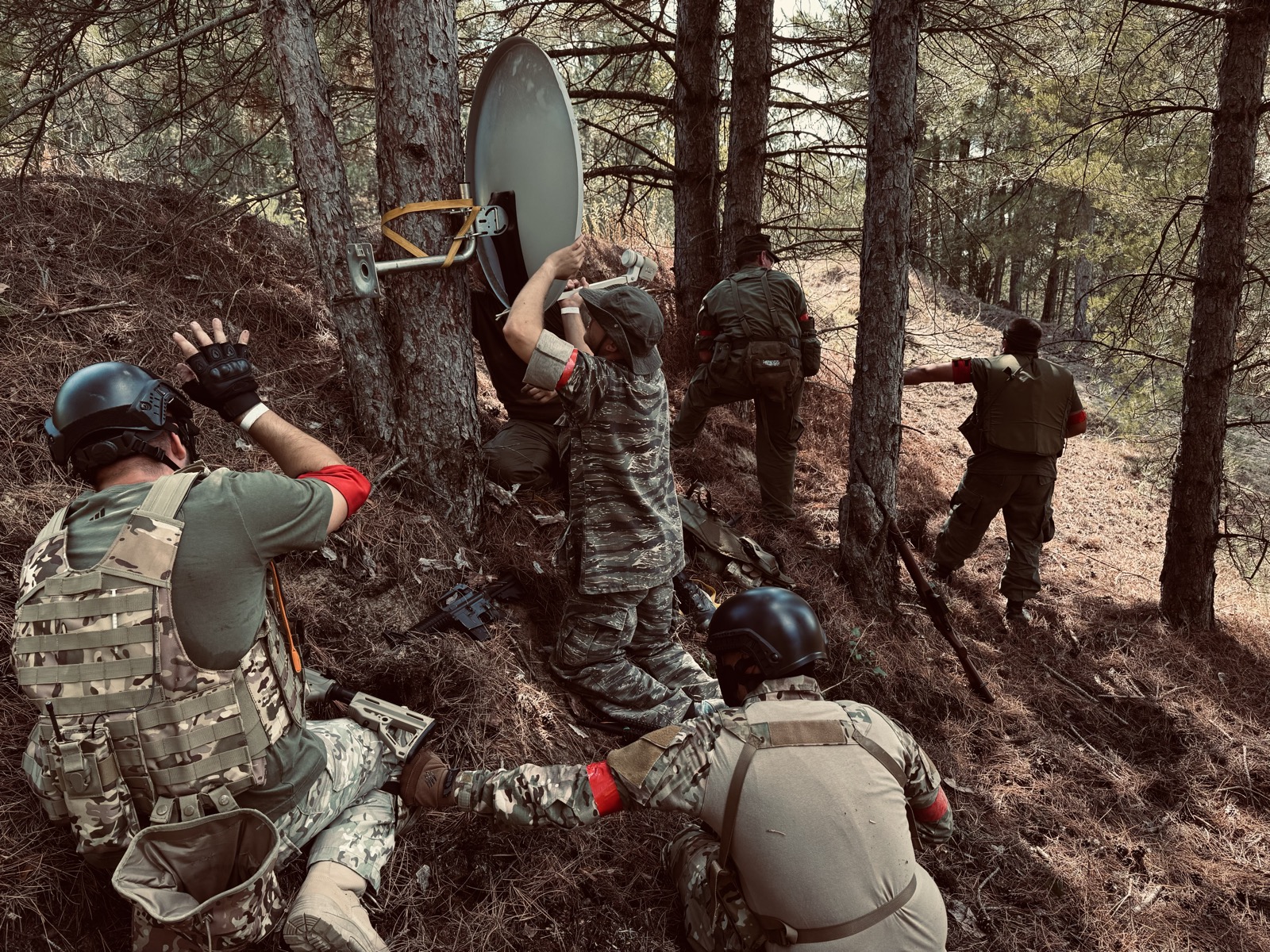 Kültéri airsoft játék a West Gate terepén